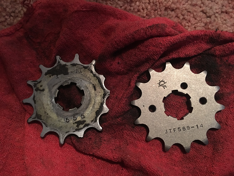 Sprocket Old vs New